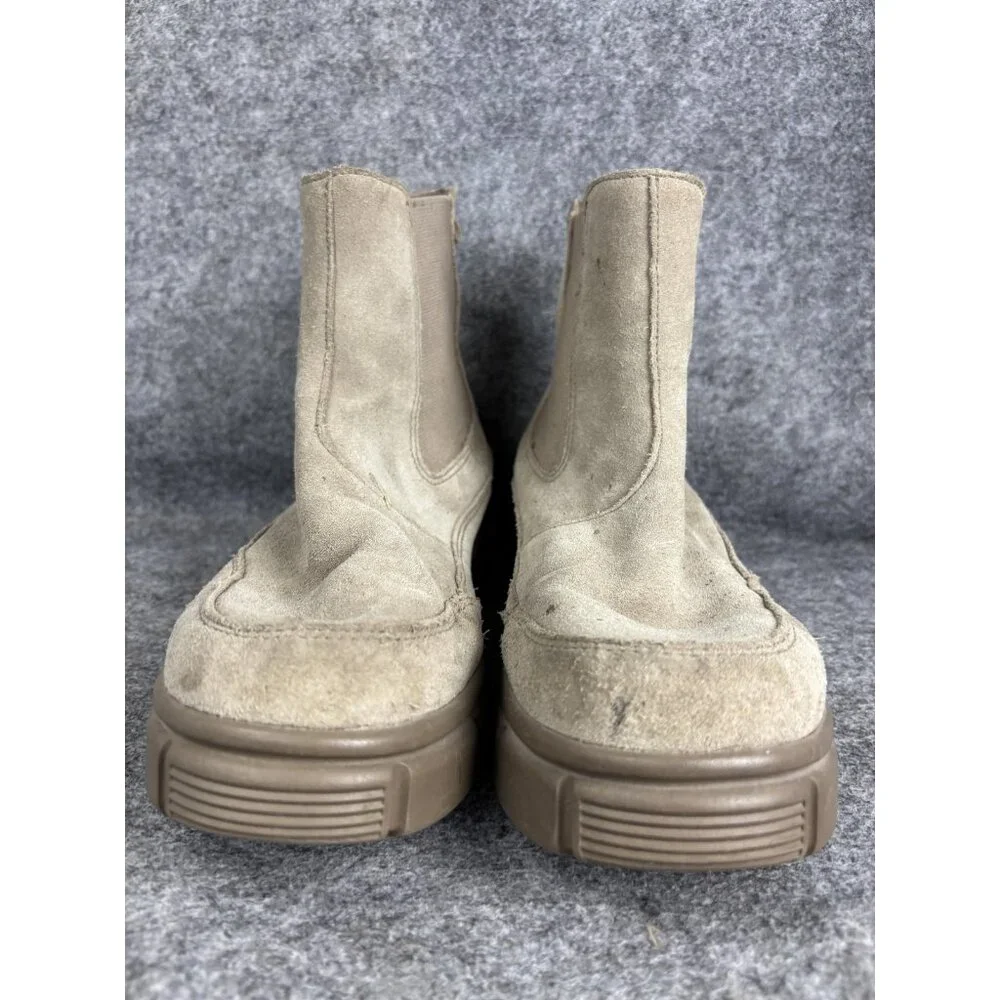 Sorel Boots Womens Size 11 Tan Suede Chelsea Ankle Slip On Lug Sole NL5115-264‎